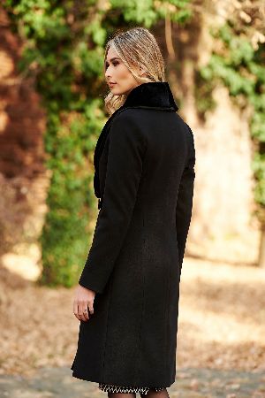 palton dama negru