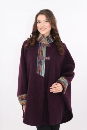 poncho din stofa
