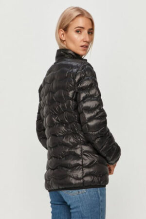 geaca EA7 Emporio Armani neagra scurta