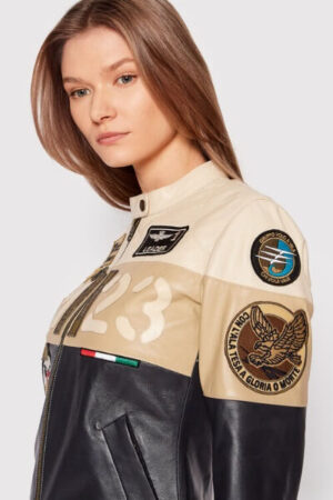 AERONAUTICA MILITARE Geacă de piele dama