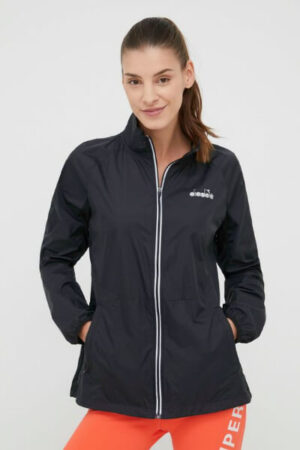 geaca dama neagra windbreaker