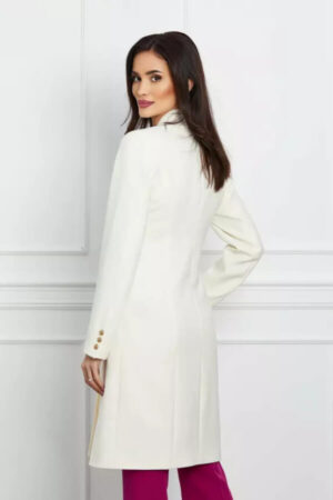 pardesiu elegant dama alb