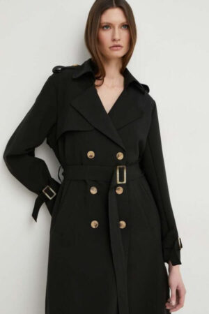 trenci oversize Answear negru