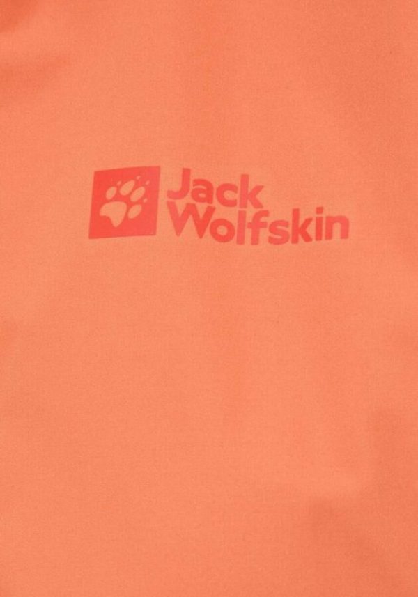 geaca dama anti vant Jack Wolfskin portocalie