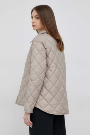 geaca femei bej de tranzitie oversize