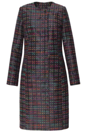 pardesiu dama din brocart multicolor