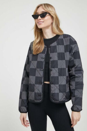 geaca dama Vans de tranzitie de culoare neagra, scurta