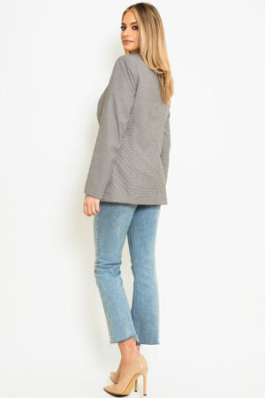 sacou femei casual-office gri