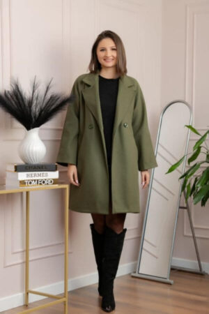 palton dama verde oliv