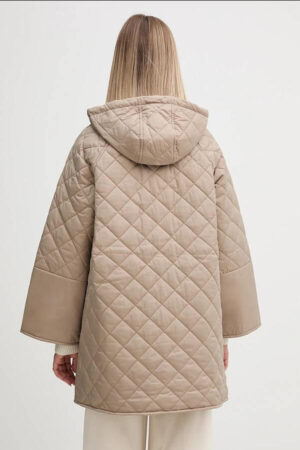 geaca oversize bej moderna